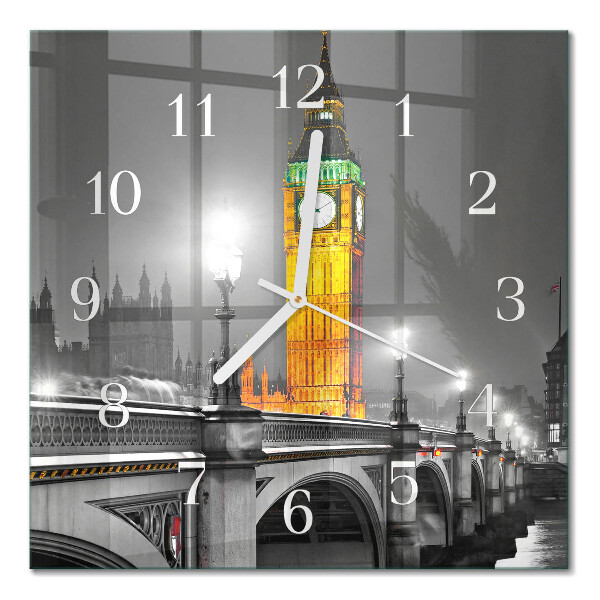 Square wall clock Big ben