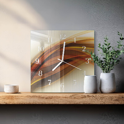 Square kitchen clock Abstraction