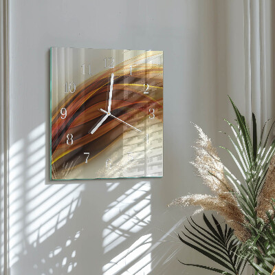 Square kitchen clock Abstraction