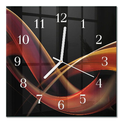 Square wall clock Abstraction
