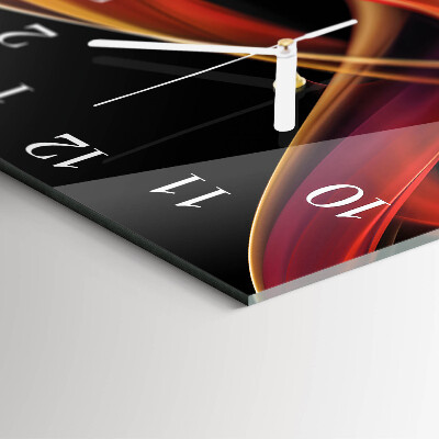 Square wall clock Abstraction