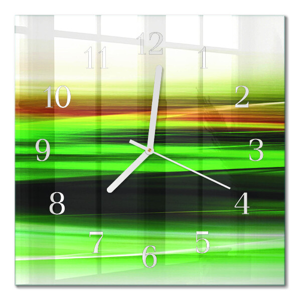 Square wall clock Abstraction