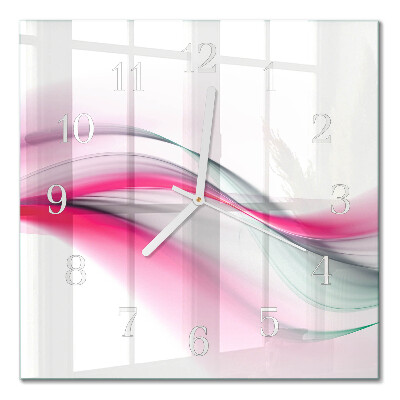 Glass clock square Abstraction