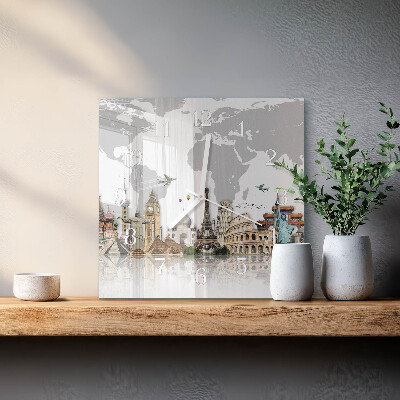 Square kitchen clock World