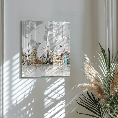 Square kitchen clock World
