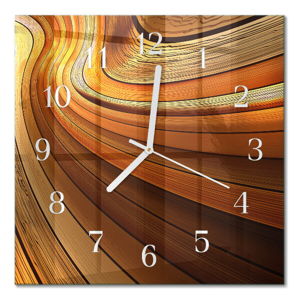 Square wall clock Abstraction