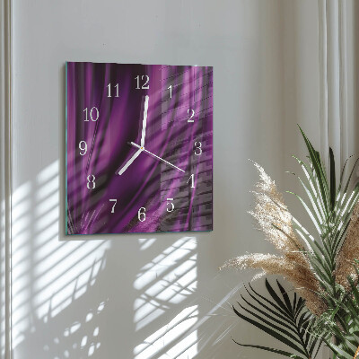 Glass clock square Abstraction