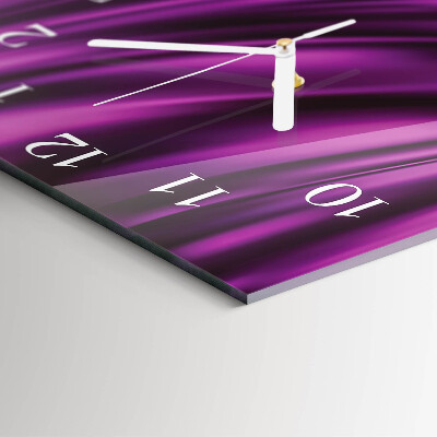 Glass clock square Abstraction