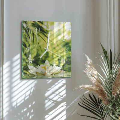 Square wall clock Nature