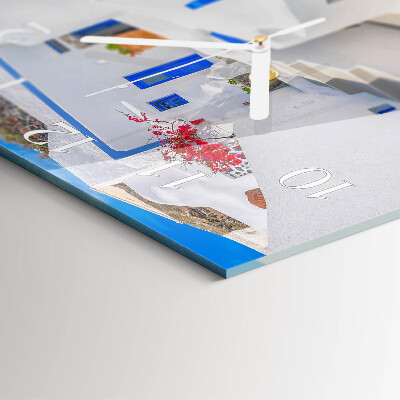Square wall clock Santorini