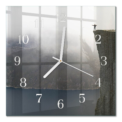 Square kitchen clock Abyss