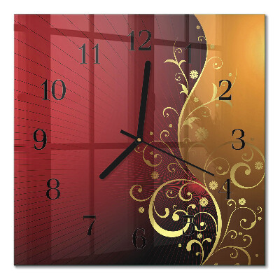 Square kitchen clock Abstraction