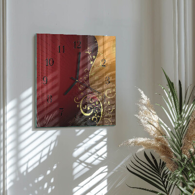 Square kitchen clock Abstraction
