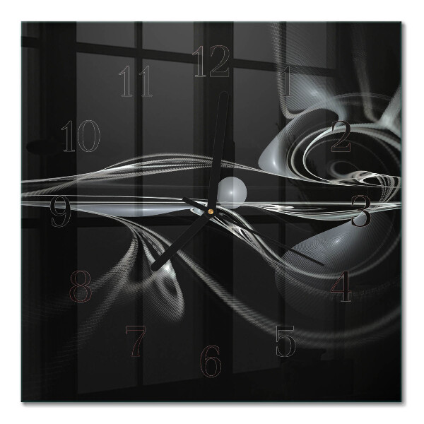 Square wall clock Abstraction