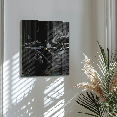 Square wall clock Abstraction