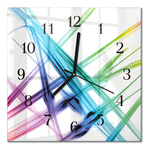 Square kitchen clock Abstraction