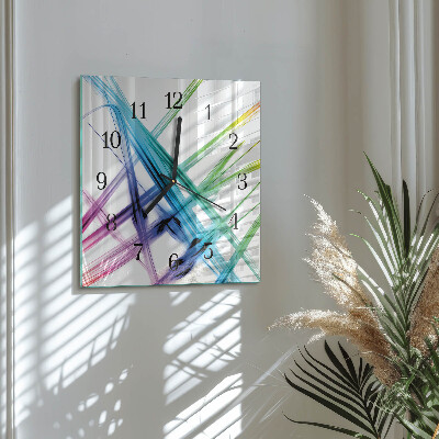 Square kitchen clock Abstraction