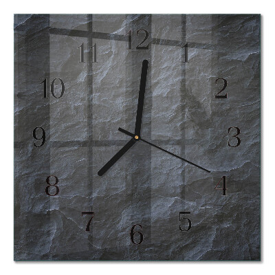 Glass wall clock square Background