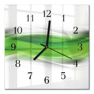 Glass clock square Abstraction