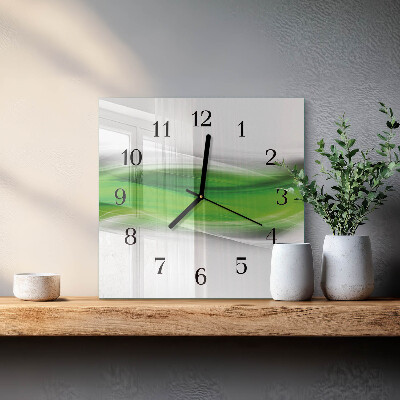 Glass clock square Abstraction