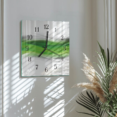 Glass clock square Abstraction