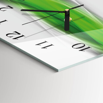 Glass clock square Abstraction