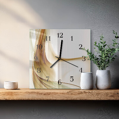 Square kitchen clock Abstraction