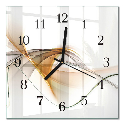 Square wall clock Abstraction
