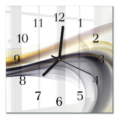 Square wall clock Abstraction