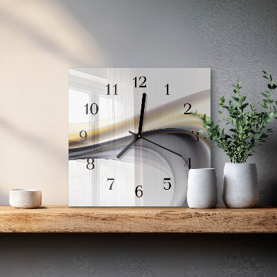 Square wall clock Abstraction