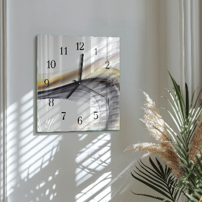 Square wall clock Abstraction