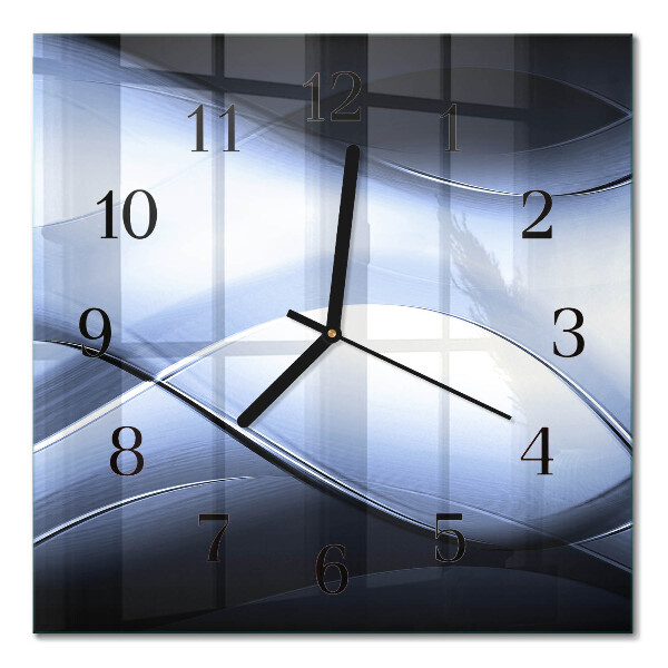 Glass clock square Abstraction