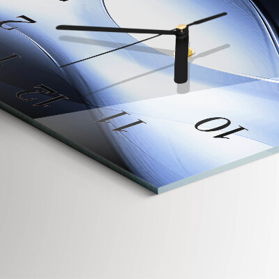 Glass clock square Abstraction