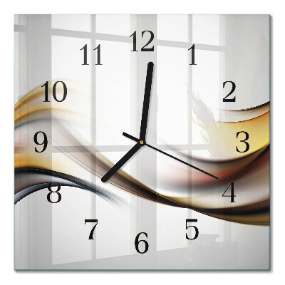 Square wall clock Abstraction