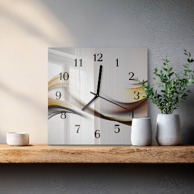 Square wall clock Abstraction