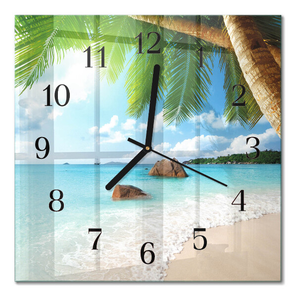 Square kitchen clock Island