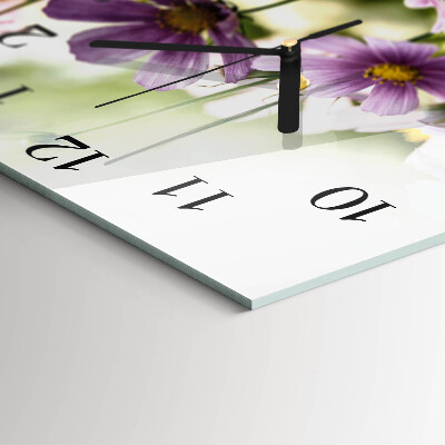 Square kitchen clock Meadow