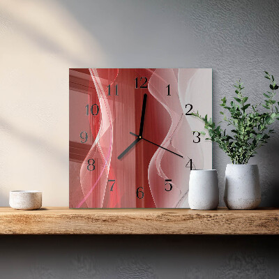 Glass clock square Abstraction