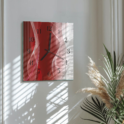 Glass clock square Abstraction