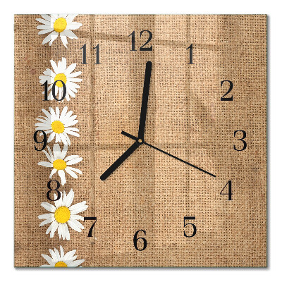 Square kitchen clock Daisy