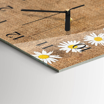 Square kitchen clock Daisy