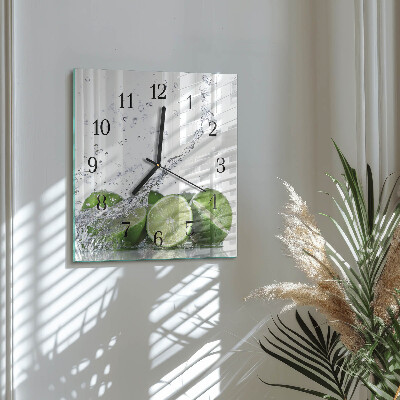 Square wall clock Limes