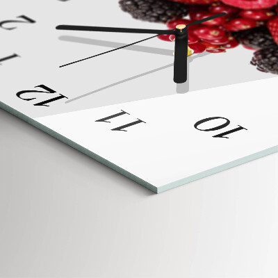 Square kitchen clock Fruit