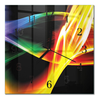 Square kitchen clock Abstraction