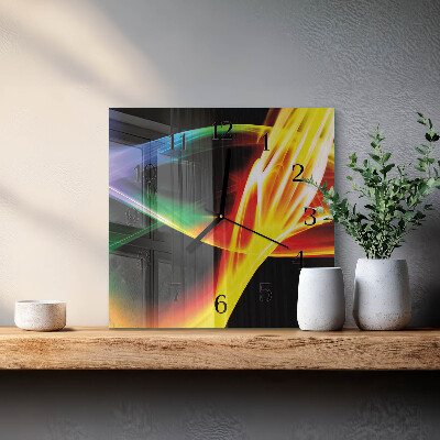 Square kitchen clock Abstraction