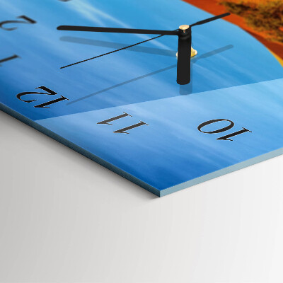 Square kitchen clock Desert