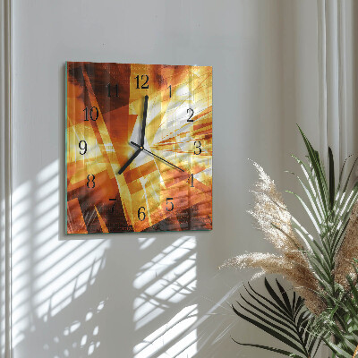 Square wall clock Abstraction