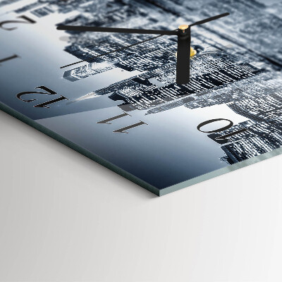 Square kitchen clock Horizon