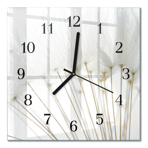 Square kitchen clock Dandelion