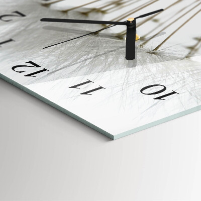 Square kitchen clock Dandelion